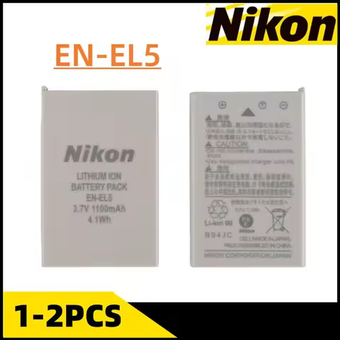 Original ENEL5 EN-EL5 EL5 Camera Battery 1100mAh for Nikon Coolpix P530 P520 P510 P100 P500 P5000 P5
