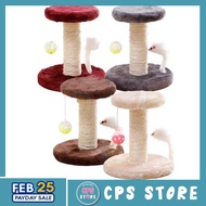 2 Layer Cat Scratcher Post Tree Cat Toy Poles Tree Board Condo House Cat Scratching Post Kucing Accessories cat accessor