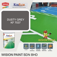 KF7037 DUSTY GREY 5L KOSSAN ( KOSFLOR EPOXY ) CAR PARK FLOOR COATING / SPORT COURT FLOOR PAINT EPOXY Floor Paint ( 5L )