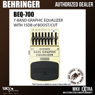 Behringer BEQ-700 Bass Graphic Equalizer Guitar Effects Pedal (BEQ700) *Crazy Sales Promotion*