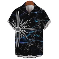 Mens shirt for Men Summer short sleeve shirt Hawaiian shirt 04