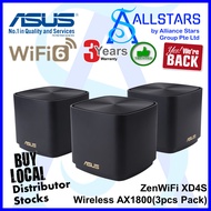 ASUS ZenWiFi XD4S (3pcs pack) Wireless AX1800 Dual Band Mesh WiFi 6 System XD4S-(3-PK) (Warranty 3ye