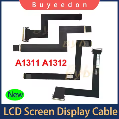 New For iMac 21.5" 27" A1311 A1312 LCD LED LVDS Screen Display Cable 593-1280 593-1281 593-1350 593-