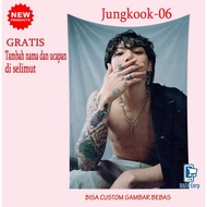 Jungle blanket - BTS blanket - tipkook-BTS - handsome blanket - custom blanket