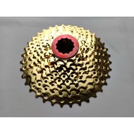 Sprocket Gold 9 Speed 11 - 36T Cassette