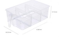 Litem - 韓國製雪櫃冰箱把手分類收納盒 M