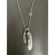 Kikuchi Takahashi Silver Feather XL Size Plain Feather M Mini Wheel Hook Fine Angle Chain (Medieval)
