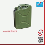 GREAT 20L JERRY CAN / SAFETY LOCKING PIN STEEL JERRY CAN / METAL TANK / GASOLINE OIL CONTAINER - 819