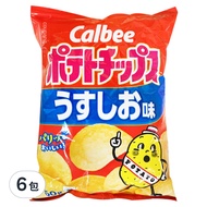 Calbee 卡樂比 Potato Chips 卡樂先生 洋芋片 鹽味