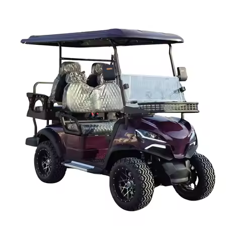 New Design 6 Seater Golf Cart Electric Motor 72v 60v 48v Battery Club Sightseeing Car Electric Golf 