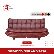 Sofa Bed Bigland 7090 | Sofabed Minimalis | Sofa Bed Kulit Leather