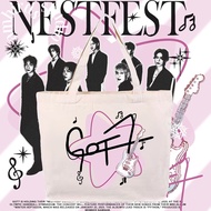 Ambirds & 2025 GOT7 CONCERT <NEST FEST> IN BANGKOK Green Logo Printing Canvas Tote bag For Fans 07