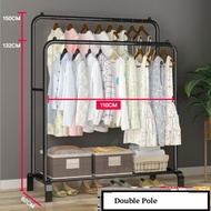 Clothes Hanger Rack Sturdy Clothes Rack Drying Rack Clothes Hanger Steel Pipe Clothes Rack Drying Ha