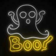 Ghost Creative led Atmosphere Light Neon Light Retail Flexible Light Halloween Ghost Festival Decora