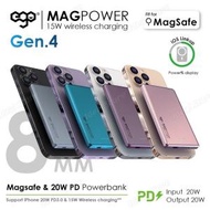 MAGPOWER Gen.4 6000mAh MagSafe 移動電源 (兼容磁吸充電)｜第4代｜尿袋｜行動電源｜充電寶