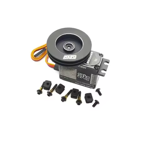 Kingmax SW02BS-77g 37kg cm Digital Steel Gears Sail Winch Servo Durable Steel Gears Super Long Life 