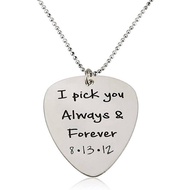 Guitar Pick necklace Custom guitar Pick necklace/ guitar Pick necklace