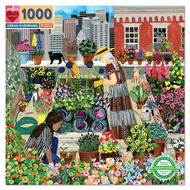 eeBoo Urban Gardening 1000 Piece Puzzle-1000 Garden Jigsaw 1000 pcs puzzle 1000 piece puzzle
