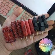 HOTDOG IHAW STREETFOOD KEYCHAIN (HANDMADE CLAY) || AKILEX CLAY ART