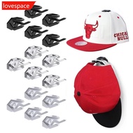 LOVESPACE 5Pcs Baseball Cap Holder Rack Hat Organizer Storage Modern Baseball Caps Hangers Rack Hang