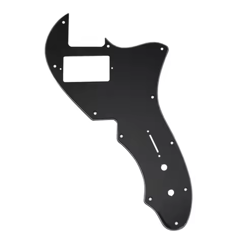 Musiclily Pro 11 Holes Single H Guitar Pickguard For USA Fender 69 Tele Thinline Style Electric Guit