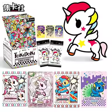 Tokidoki Time Travel Series Official Rare Collectible Trading Cards Lovely Unicorn Anime Booster Box