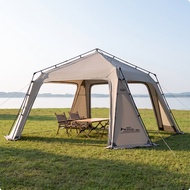Large Canopy Tent with Side Walls Waterproof Camping Canopy Automatic Dome Tent Windproof for Backya