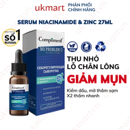 Serum Compliment No Problem Niacinamide & ZinC kiềm dầu giảm mụn mờ thâm