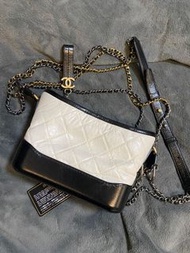 Chanel Gabrielle White Black small bag