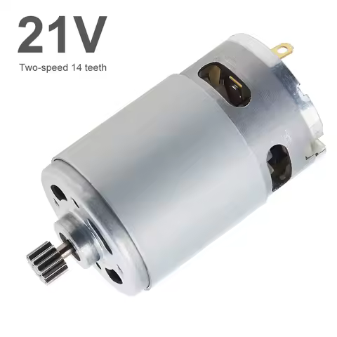 RS550 DC Motor 8.2mm 14 Teeth Gear Micro Motor RS 550 21V 28000RPM Electric Saw Motor for Mini Recha