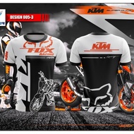 KTM Racing Tshirt / Baju Microfiber Jersi / Jersey Sublimation / Tshirt Jersey