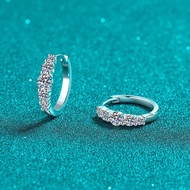 1.12ct Moissanite Earrings for Women Lab Grown Diamond Ear Studs 925 Sterling Silver Fine Jewelry Gi
