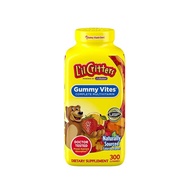 Kẹo dẻo Gấu (300/220/250v) nhiều vị dinh dưỡng cho trẻ từ 2 tuổi Lil Critters Gummy Vites/Omega 3/Ca