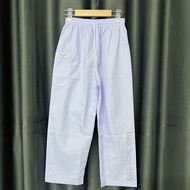 ชุดขาวปฏิบัติธรรม ชุดขาว รัตนาภรณ์ เสื้อแขนสั้น กางเกงยางยืดขายาว XS-3XL