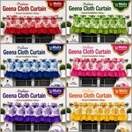 Valance Curtain for Windows 18 Inches x 59 Inches Floral