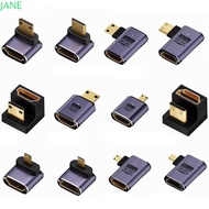 JANRY Mini /Micro HD to HDMI-compatible 48Gbps HD 2.1 UHD HDTV Adapter