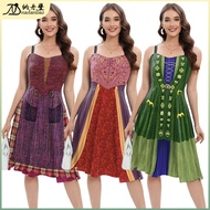 Halloween cospaly Witch Also Crazy 2 Women's Suspender Dress European American Digital Printed Dress