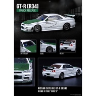 Inno Models Inno64 1/64 Nissan Skyline GT-R (R34) Nismo R-Tune “Mine’s” - Green Carbon