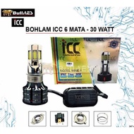 MATA ICC Motorcycle Led Light 6 Sides H6 H4 AC DC 30 Watt ICC 6 Eyes M06E Plus