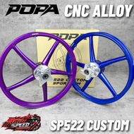 POPA SP522 CUSTOM HUB RIM 1.4/1.4x17 Y15ZR Y16/ SP522 CUSTOM HUB PURPLE Merah Hijau Biru/ SP522 CUST
