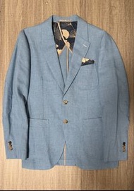 G2000 男士亞麻混紡休閒西裝外套