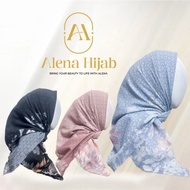 Em3 Scarf, ELENIA SERIES Premium Patterned Square Scarf Lasercut Voal Hijab