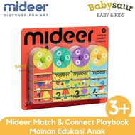 [KIW] Mideer Match and Connect Playbook Mainan Edukasi Early Education Toys Anak Laki Laki Perempuan