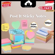 [SG] 100pc Post-it Super Sticky Notes Cubes Sticky Notes Note Taking
