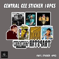 HP Sticker Pack CENTRAL CEE Contents 10 Pcs | Rapper UK Drill Hip-Hop Aesthetic Vinyl Waterproof Sti