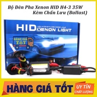HID H4-3 35W Xenon Headlight Set with Ballast