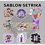 [ KOKOBOX ] IRON-ON SCREEN PRINTING BTS KPOP DTF SCREEN PRINTING/