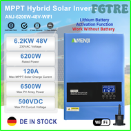FGTRE 6.5KVA 6.2KW Hybrid Solar Inverter MPPT 48V Photovoltaic Inverter 230VAC Pure Sine Off Grid PV