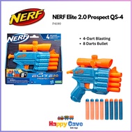 NERF Elite 2.0 Prospect QS-4, 8 darts bullet, 4 dart blaster, F4190
