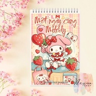 Coloring pictures A4 & A5 A day with Melody